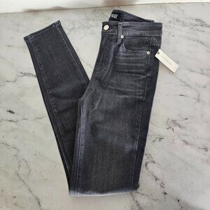 Paige Hoxton High Rise Ultra Skinny Gray Jeans 25 NWT
